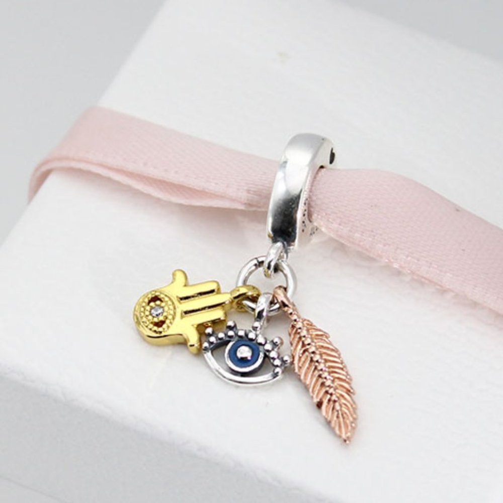 Hamsa All Seeing Spirituality Charm